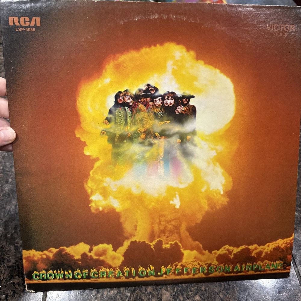 Jefferson Airplane – Crown Of Creation, 1968 LP, RCA Victor LSP 4058 #lond‎ Rock